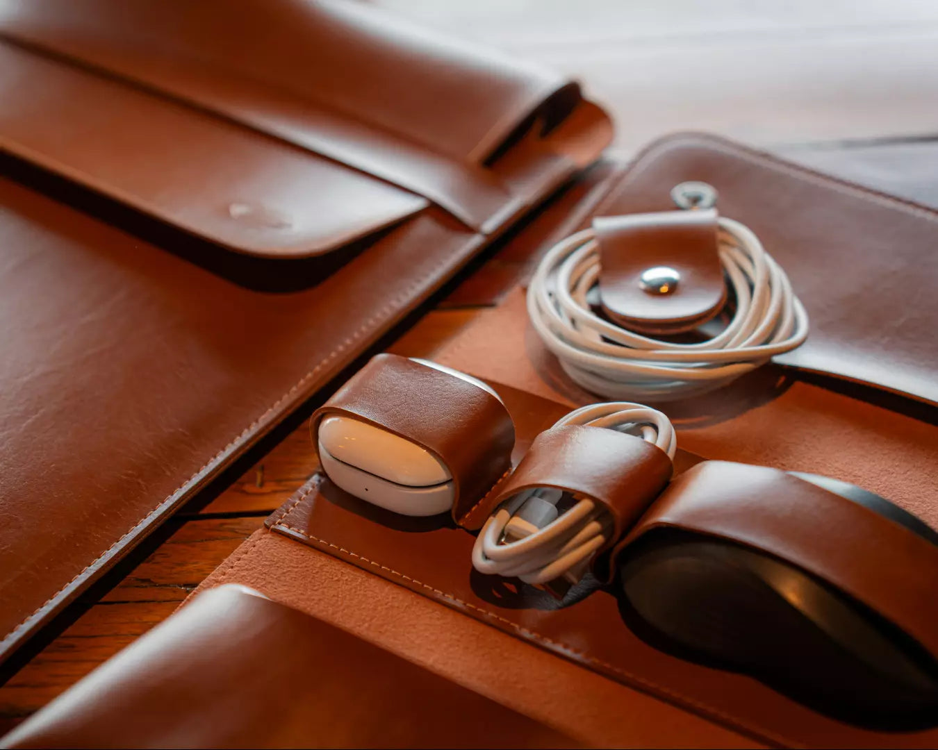 conjunto para notebook com foco em mobilidade e organização