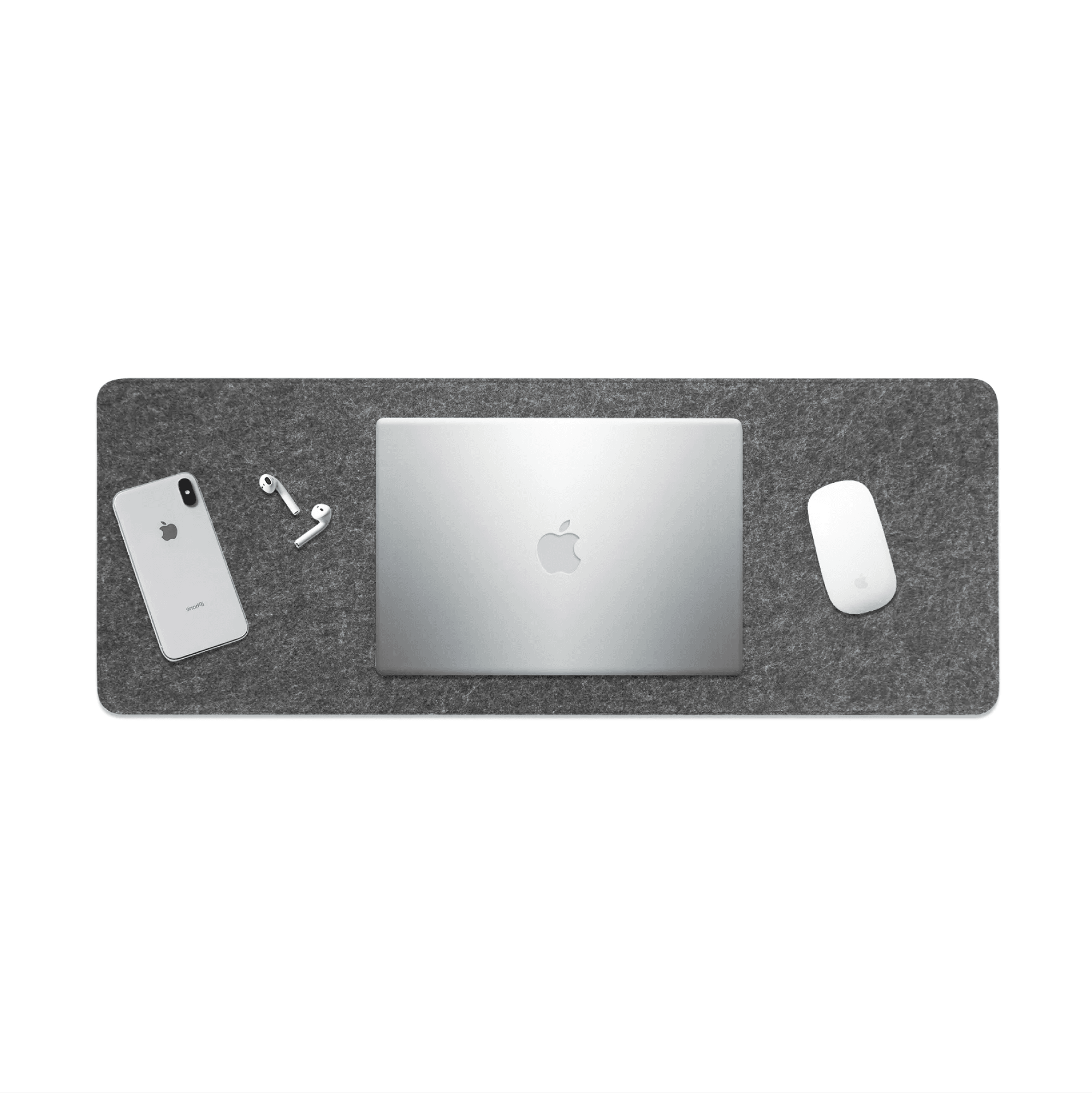 Deskpad Brighton - Garbano - Silver / 800 x 300 mm