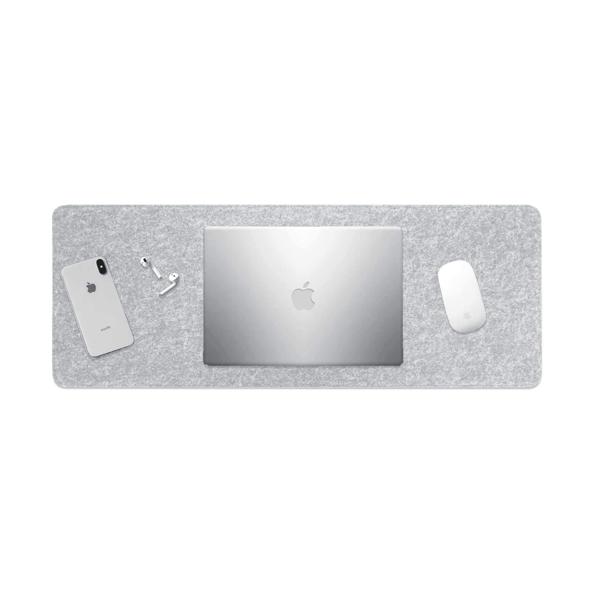 Deskpad Brighton - Garbano - Silver / 800 x 300 mm