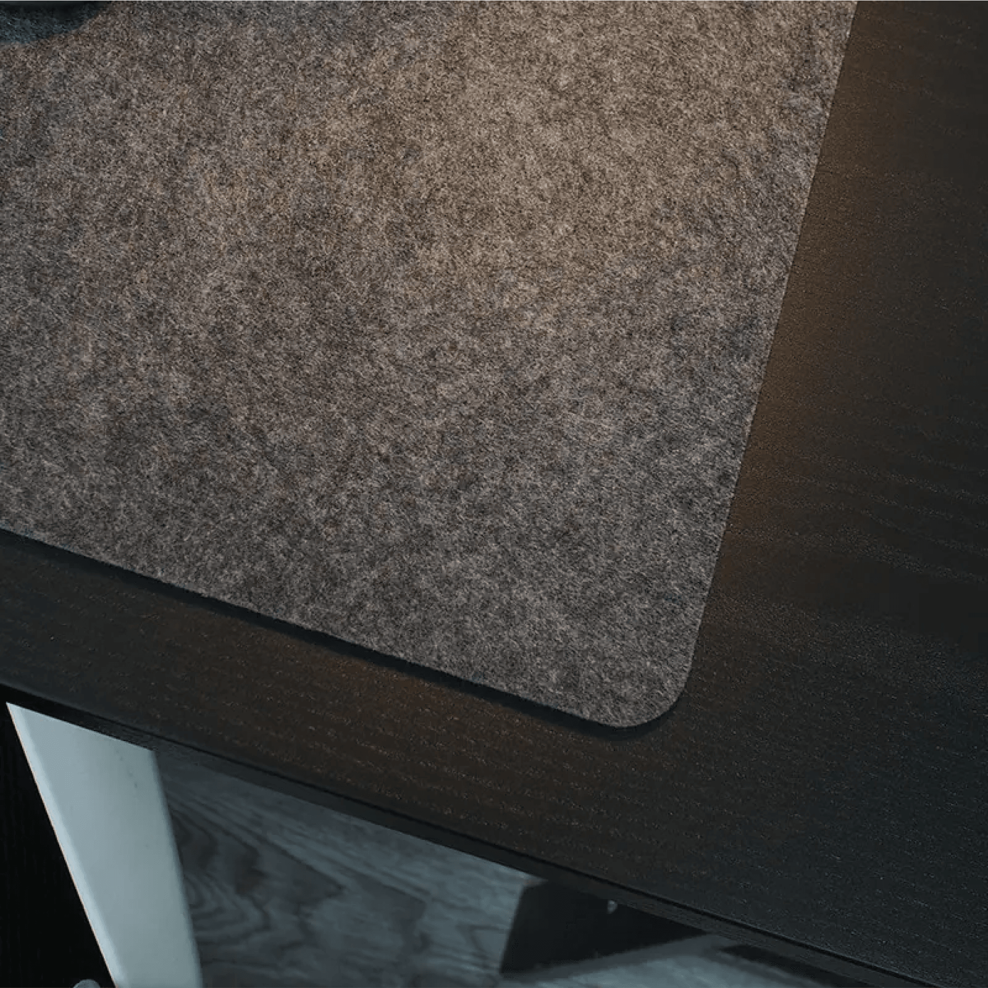 Deskpad Brighton - Garbano - Silver / 800 x 300 mm