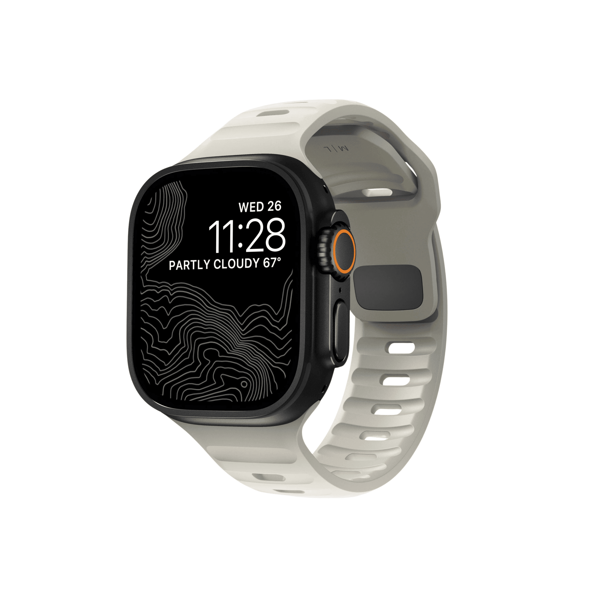 Pulseira Woods - Garbano - Preto Carbon / 38 - 41mm