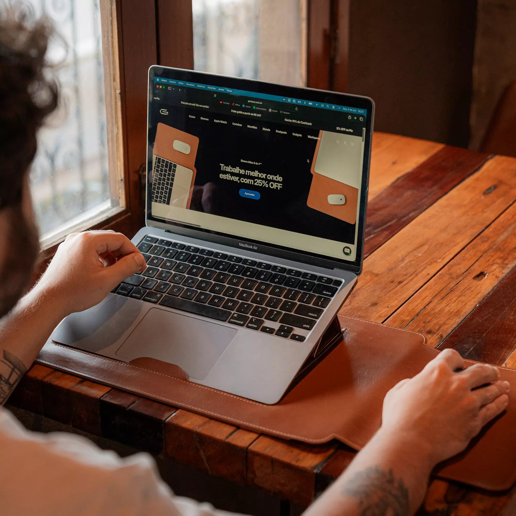 Case Atlas 3 em 1 para Notebook