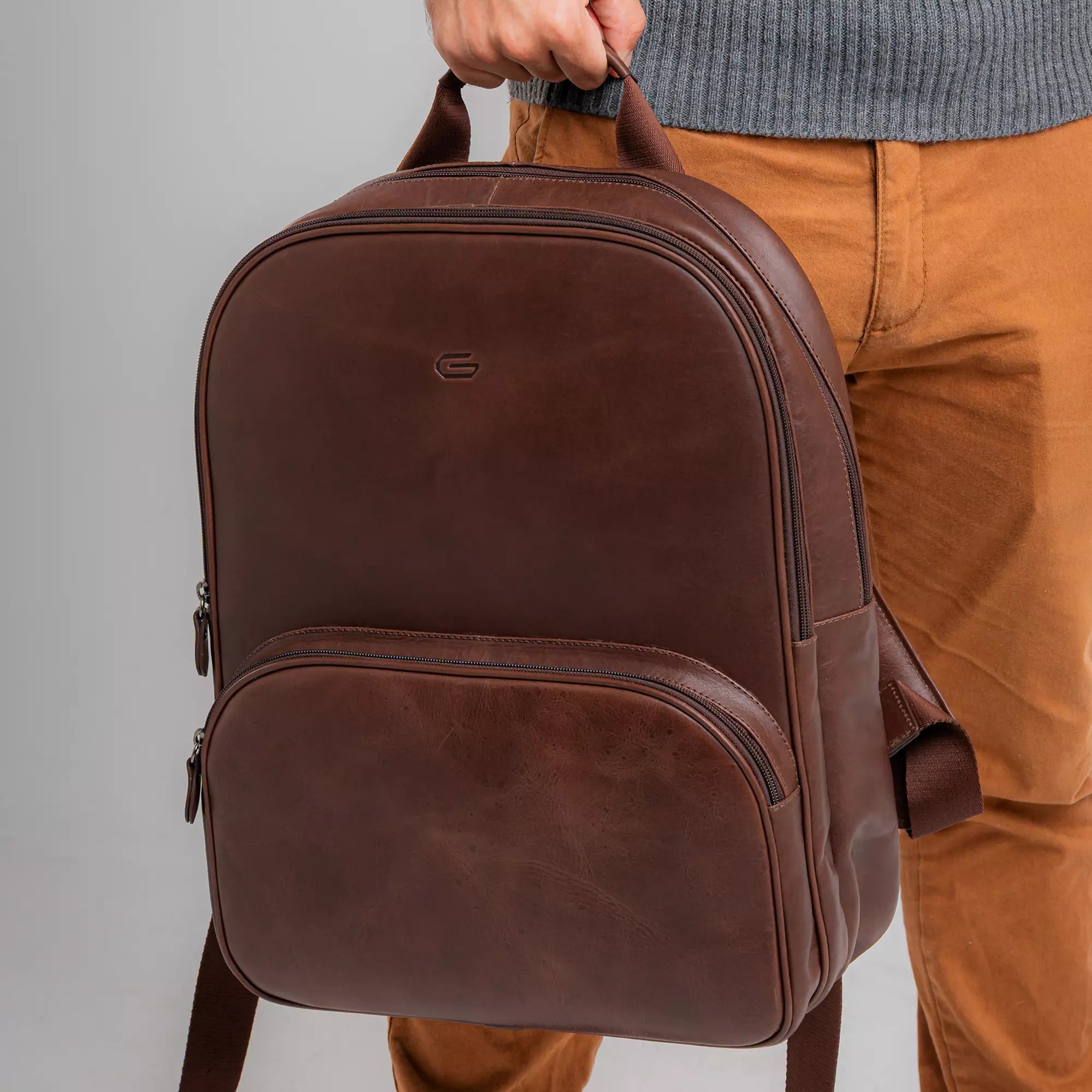 Mochila Giorgio em Couro Legítimo